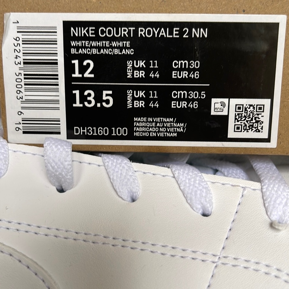 Nike Men’s 2022 Court Royale 2 Next Nature 'Triple
White'
Court Royale - Picture 16 of 16
